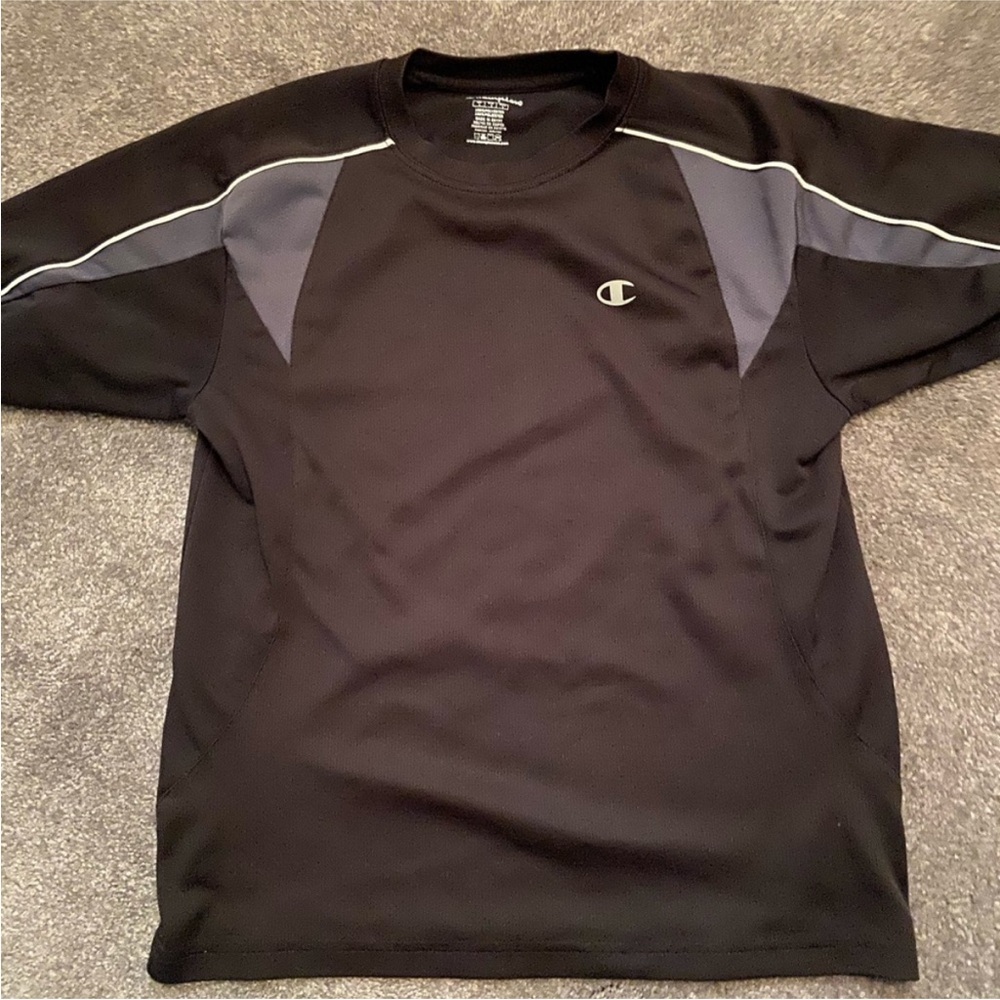 Champion Black Tee